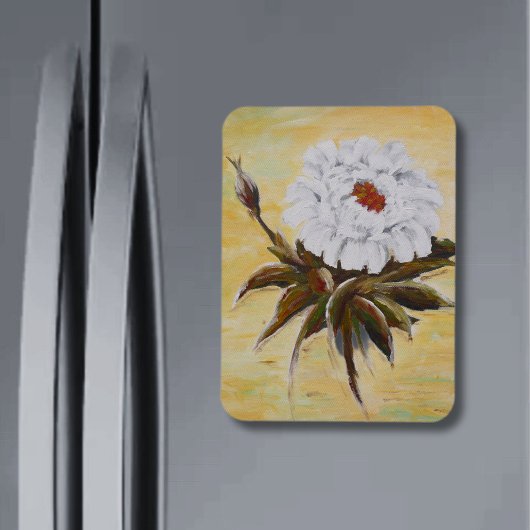 White Peony Magneet