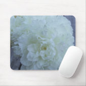 White Peony Mousepad Muismat (Met muis)