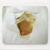 White Peony Mousepad Muismat (Voorkant)