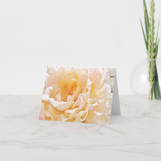 White Peony Note-kaarten Bedankkaart (Voorkant)