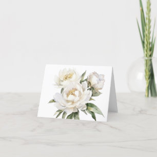 White Peony notitie Kaart