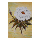 White Peony Perfect Poster (Voorkant)