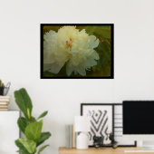 White Peony Poster (Thuiskantoor)
