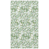 White Peony Roos Floral Wedding Tafelkleed (Voorkant)