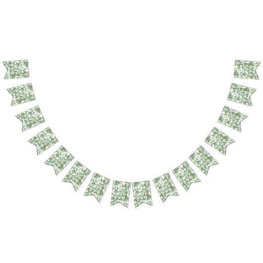 White Peony & Roos Floral Wedding Vlaggetjes (Alle)