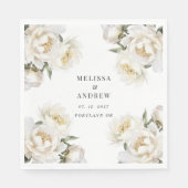 White Peony Servet (Voorkant)