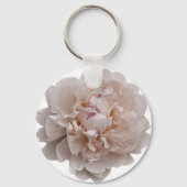 White Peony Sleutelhanger (Voorkant)