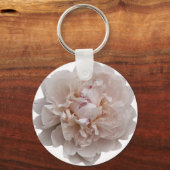 White Peony Sleutelhanger (Voorkant)