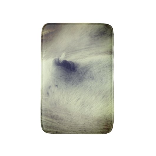 White Percheron Horse Eye Badmat (Voorkant Verticaal)