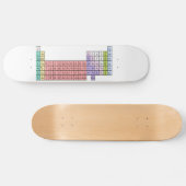White Periodic Table skateboard (Horizontaal)