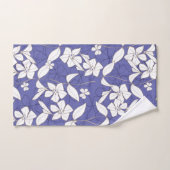 White Periwinkle Flowers Bad Handdoek (Handdoek)