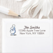 White Persian Cat off-Leash Art™ Simple Etiket (Insitu)