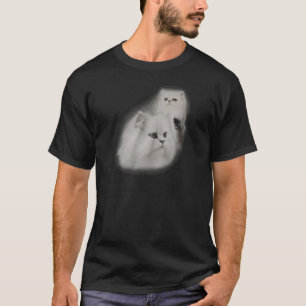 White Persian Cat School Foto T-Shirt
