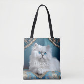WHITE PERSIAN CAT TAS PURSE (Voorkant)
