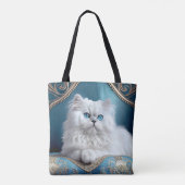 WHITE PERSIAN CAT TAS PURSE (Achterkant)