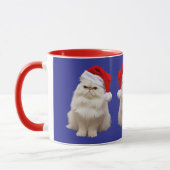 White Persian Christmas Mug Mok (Links)