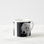 White Persian Kitten Espresso Kop (Voorkant rechts)