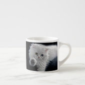 White Persian Kitten Espresso Kop (Rechts)