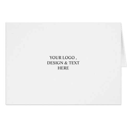 White Personalized – Your Logo & Text Here (Voorkant Horizontaal)