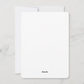 White Personalized – Your Logo & Text Here Feestdagenkaart (Achterkant)