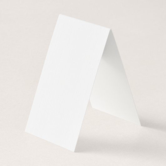 White Personalized – Your Logo & Text Here Kaart (Achterkant)