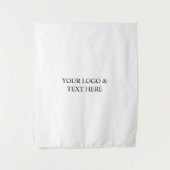 White Personalized – Your Logo & Text Here Wandkleed (Voorkant)