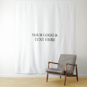 White Personalized – Your Logo & Text Here Wandkleed (In situ)