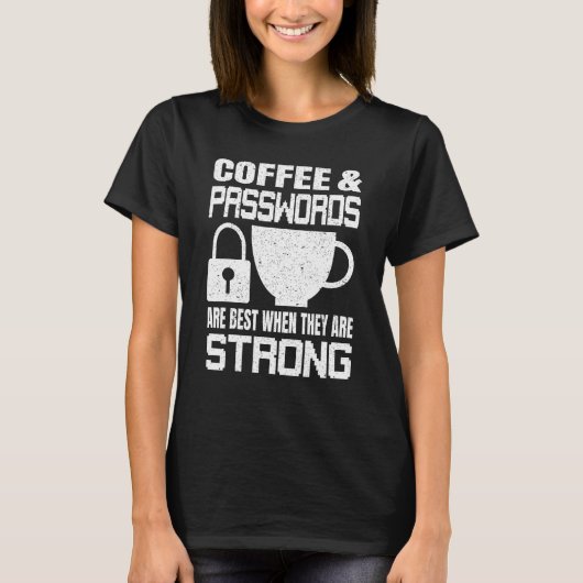 White Pet Hacker Design for a Cyber Security Spect T-shirt (Voorkant)
