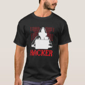 White Pet Hacker Ethical Hacking T-shirt (Voorkant)
