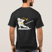 White Pet Ninja T-Shirt (Achterkant)