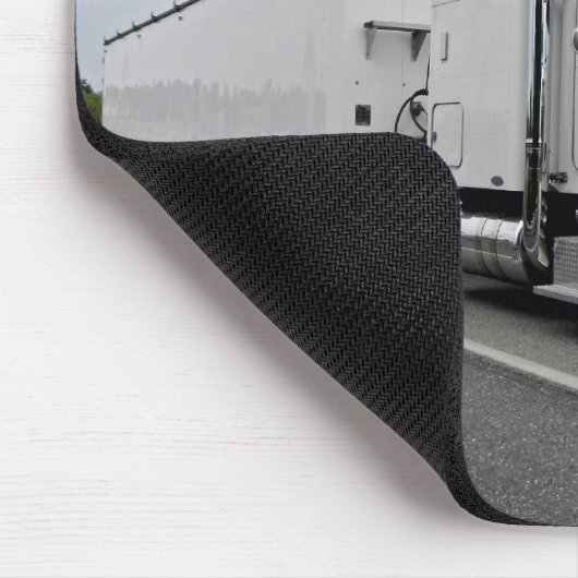 White Peterbilt 379 Mousepad Muismat (Hoek)