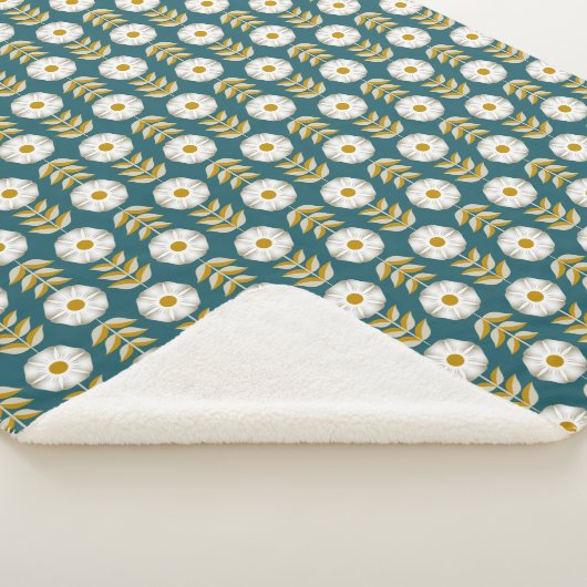 White Petunias Sherpa Deken (3/4)