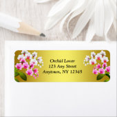 White Phalaenopsis Orchid Flowers Labels (Insitu)