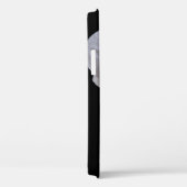 White Phalaenopsis Orchid on Black Case-Mate iPhone Case (Achterkant / Rechts)