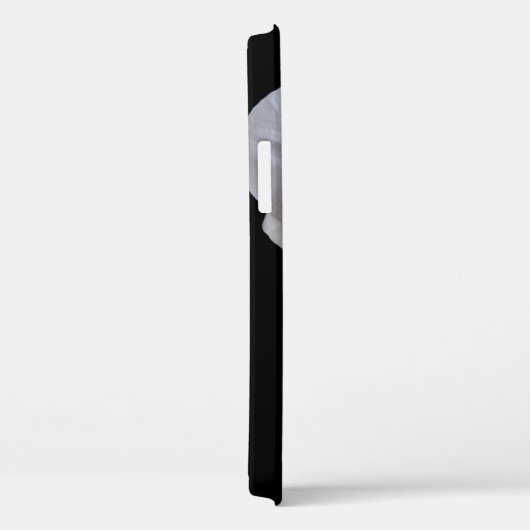 White Phalaenopsis Orchid on Black Case-Mate iPhone Case (Achterkant / Rechts)