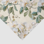 White Phalaenopsis Orchid Tissuepapier (Detail)