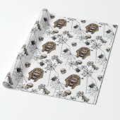 🤍 White Pharaoh Mummy Tissue Paper 🎃👑 Cadeaupapier (Uitgerold)