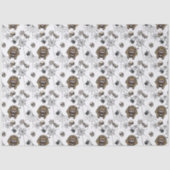 🤍 White Pharaoh Mummy Tissue Paper 🎃👑 Tissuepapier (Voorkant)