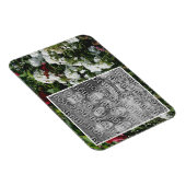 White Phlox Flower Garden Uw foto toevoegen Magneet (Rechterzijde)