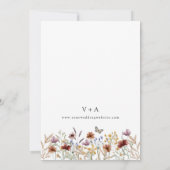 White Photo Boho Save the Date (Achterkant)