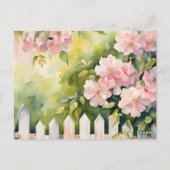White Picket Fence Briefkaart (Achterkant)