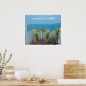 White Picket Fence in Sint Maarten Poster (Keuken)