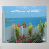 White Picket Fence in Sint Maarten Poster (Voorkant)
