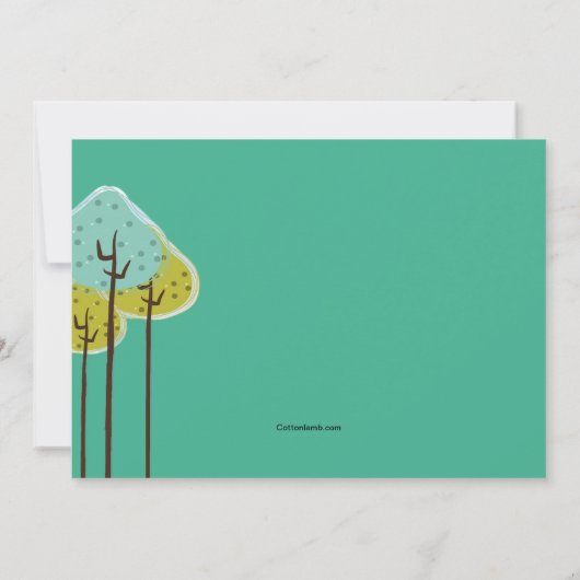 White Picket Fence Moving Announge Aankondiging (Achterkant)