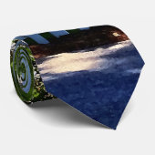 White Picket Fence Stropdas (Opgerold)