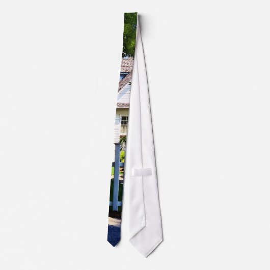 White Picket Fence Stropdas (Achterkant)