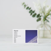 White Picket Fence Visitekaartje (Staand voorkant)