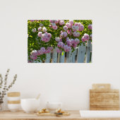 White Picket Fence with Rozen Poster (Keuken)