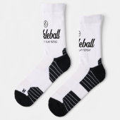 White pickleball High Performance Sport socks Sokken (Links)