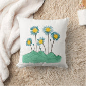 White Pillow with Kazakhstan Cultural Design Kussen (Deken)